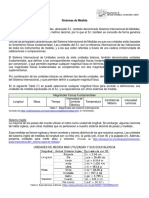 Sistema Internacional de Unidades y sus magnitudes físicas fundamentales