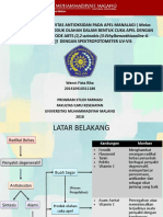 Uji Antioksidan Menggunakan Abts