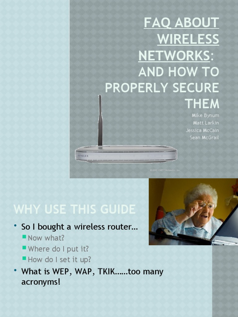 Secure Your Wireless Network: FAQ Guide | PDF | Wireless Lan | Wireless ...