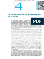 Cap 4. Factores Específicos y Distribución de La Renta (Krugman) PDF