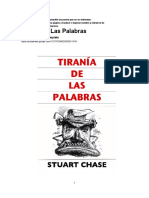 Tiranía de Las Palabras (Español Hasta Cap X)