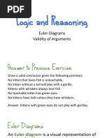 Logic and Reasoning - Euler Diagrams and Validity of Arguments