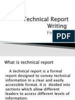 Technical Writing- Final term