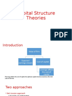 Capital Structure theories