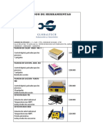 Herramienta Globaltech PDF