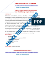 Permanent Magnet Synchronous Generator-Based Standalone Wind Energy Supply System