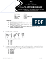 Soal PTS Genap Biologi X MIA