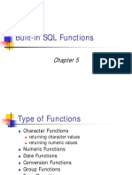 Chapter 05 (Built-In SQL Functions) PDF