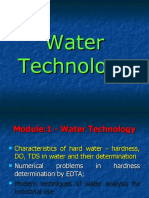 Water Technology Characteristics of Hard Water - Hardness, DO, TDS in Water