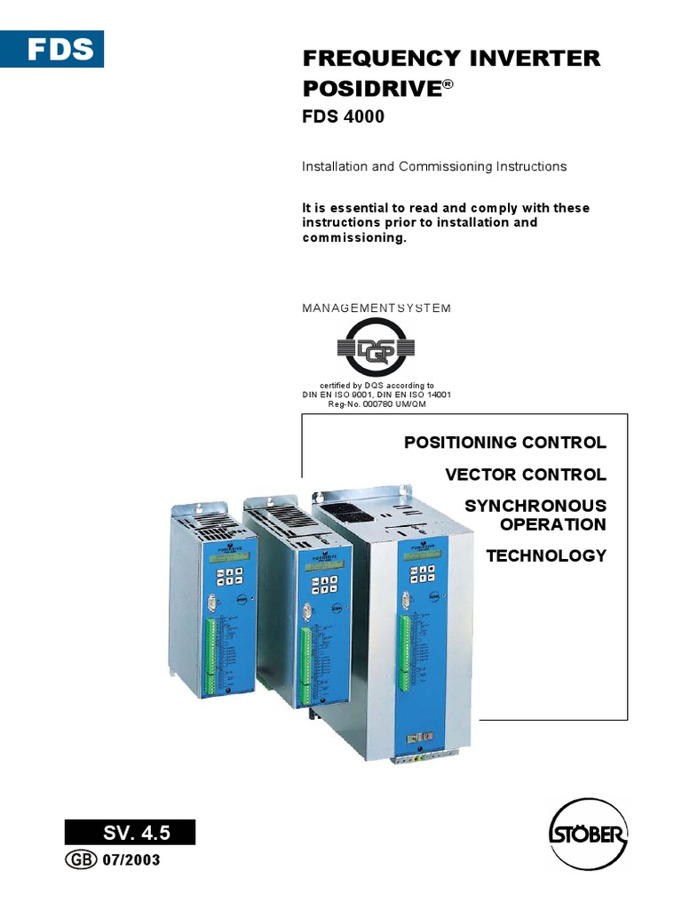 Fds 4000 Pdf Pdf Power Inverter Fuse Electrical