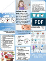 LEAFLET Kesehatan Gigi Dan Mulut Bagi Anak