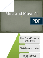 Must and Mustnt