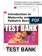 Introduction Maternity Pediatric Nursing 7th Leifer Test Bank