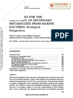 Jensen. 1994, Strategies For The Discovery of Secondary Metabolites PDF
