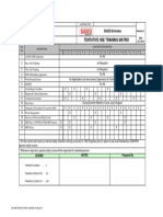 HSE Training Matrix