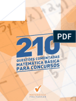 Apostila 210 Questões Comentadas - Matemática Básica para Concursos (1).pdf