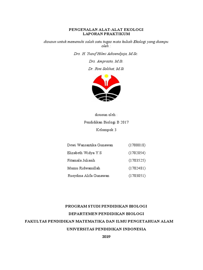Laporan Alat Ekologi | PDF