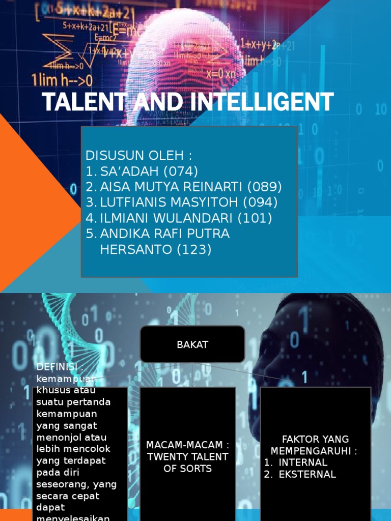 Talent and Intelligent | PDF