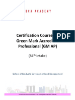 BCA GMAP Course 