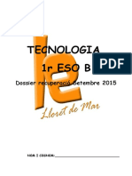 Dossier Setembre 2015 (1r ESO B) TECNO
