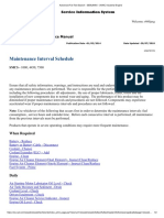 Maintenance Interval Schedule - 3406C Industrial Engine