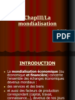 Chap3 La Mondialisation