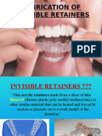 Fabrication of Invisible Retainers