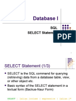 Week09 - SQL 1