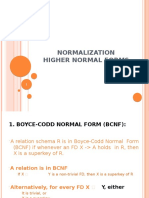 Normalization - Higher Normal Forms