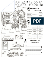 Ma Maison Dictionnaire Visuel Feuille Dexercices - 8724