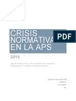 Guía de crisis normativas en APS