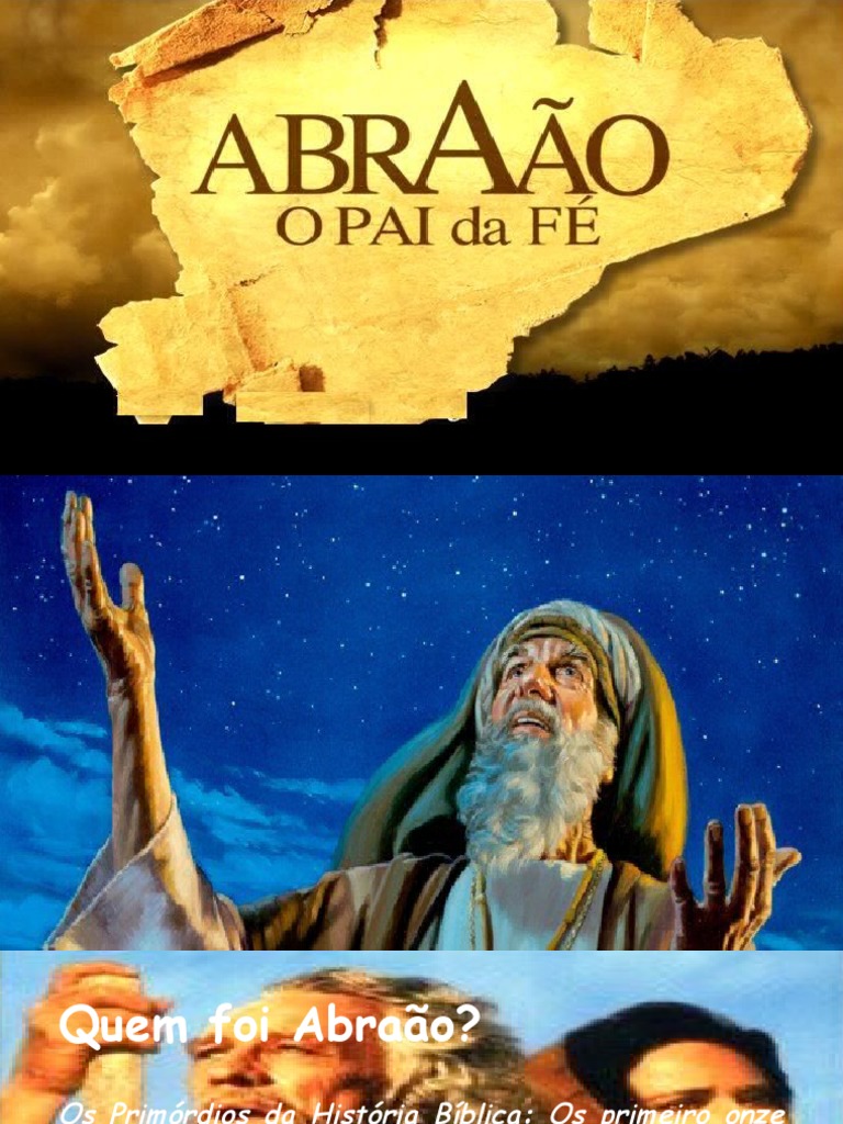 Abraao o Pai Da Fe | PDF | Abraão | Isaac, image size:768x1024