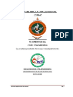 Software Application Lab Manual 17CVL67 PDF