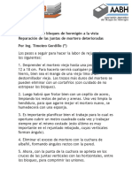 Reparacion de Las Juntas de Mortero PDF