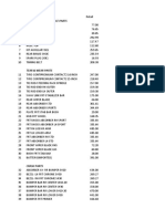 Ford Fiesta Spare Parts Price List