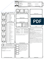 Pre-Rolled 5e Character Sheet - Rango