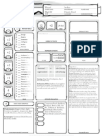 Pre - Rolled 5e Character Sheet - Sparkle Fart III