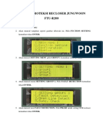 Setting Proteksi Recloser Jungwoon-1 PDF