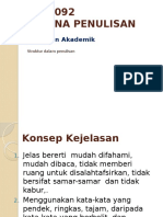 Nota M11 - Kejelasan Dan Gaya Penulisan