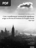 Friedrich, Pollock. Crise e transformação estrutural do capitalismo