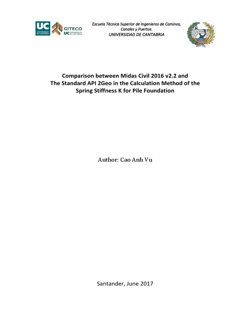 Spring Stiffness K For Pile Foundation PDF | PDF | Geotechnical ...