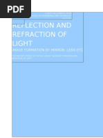 Download Study of Reflection and Refraction of Light by Md Ashraful Islam SN45253187 doc pdf