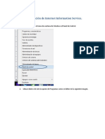 Configuracion de Internet Information Service IISV2