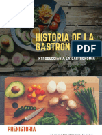 Historia de La Gastronomía PDF