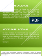 Modelo Relacional