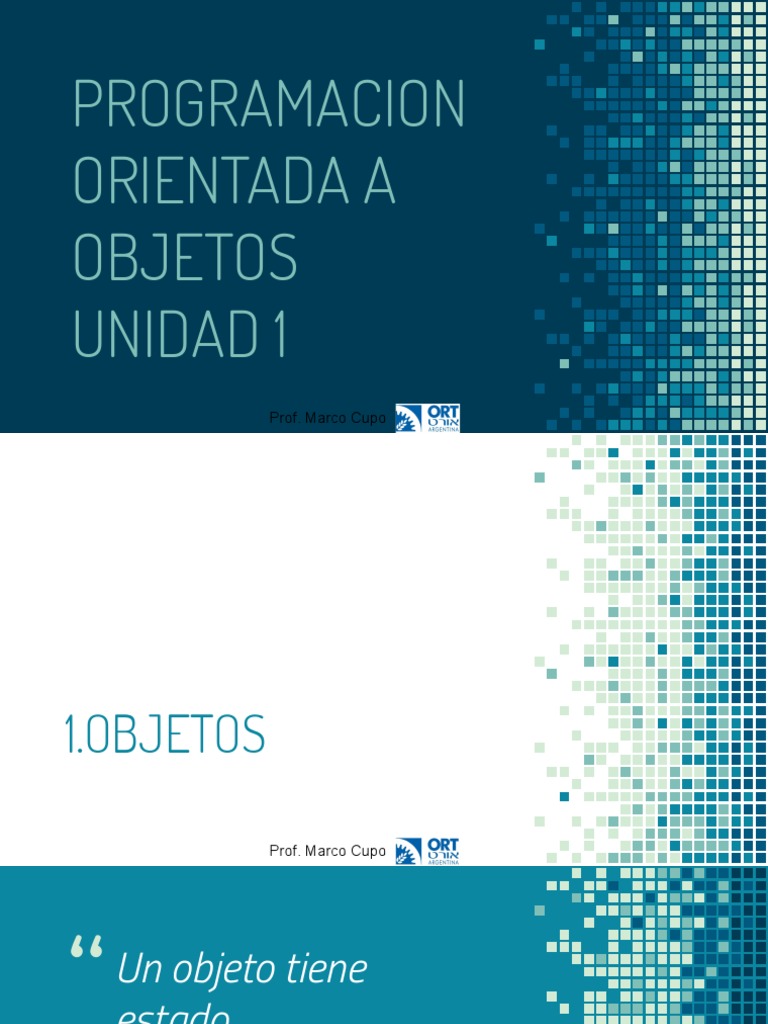 Repaso de Teoria de Programación Orientada A Objetos | PDF | Objeto ...