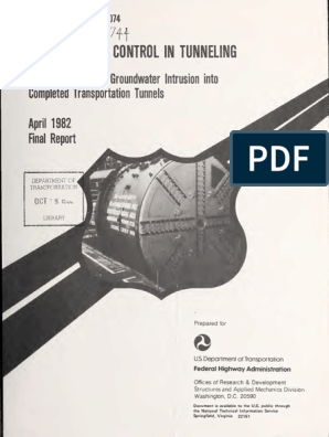Dot 30333 DS1 PDF | PDF | Aquifer | Tunnel