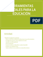 actividad Herramientas digitales para la educación