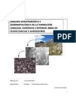 Analisis Estratigrafico y Sedimentologico de La Formacion Jumasha Superficie e Interior Mina en Uchucchacua y Alrededores Alvan