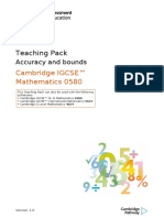 Teaching Pack Accuracyandbounds